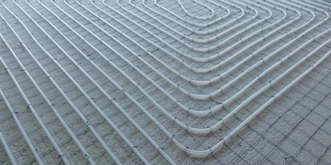 Floor heating system, Radiant System.